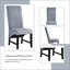 Chaise d'appoint en velours côtelé gris et finition noire