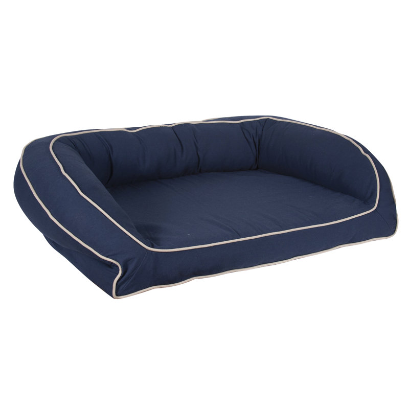 Lit pour chien Classic, Moyen (l 36 po x P 27 po x H 10,5 po), Bleu marine