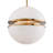 4 - Light Brass Single Pendant