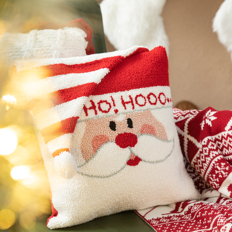 Traditional Holiday Pillow 3D Throw Pillow