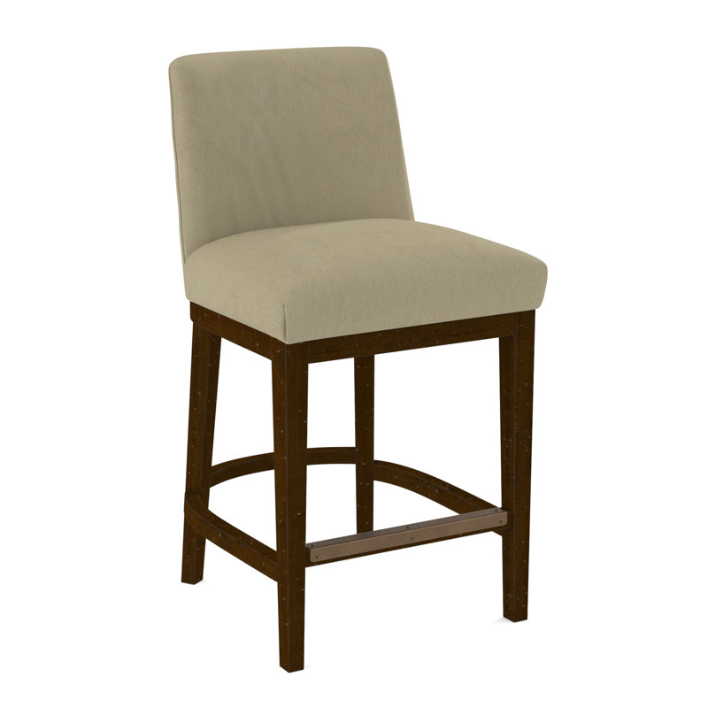 Upholstered Stool, Rumor Bliss, Pecan