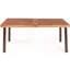 Ensemble de table de salle à manger et de tabourets de jardin 3 pièces avec trou pour parasol Foundry Select