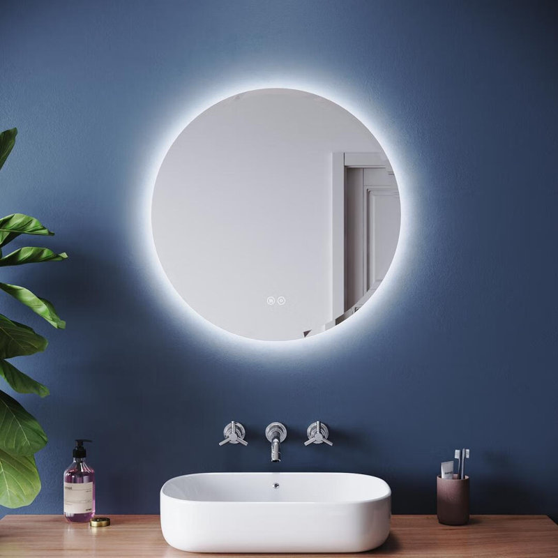 Round Wall Makeup / Shaving Mirror