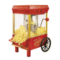 Costway 850W 6QT Red Oil Stirring Popcorn Machine Popcorn Popper