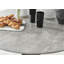 Tierra Modern Chrome Metal & Glass Round Dining Table Set with 4 Luxury Button Velvet Chairs-102157967-102157966-102157964