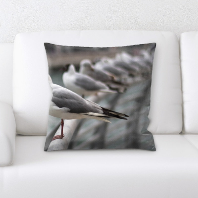 Microsuede Throw Pillow