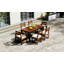Ensemble de table et chaises de patio 7 pièces TREXM-160936239