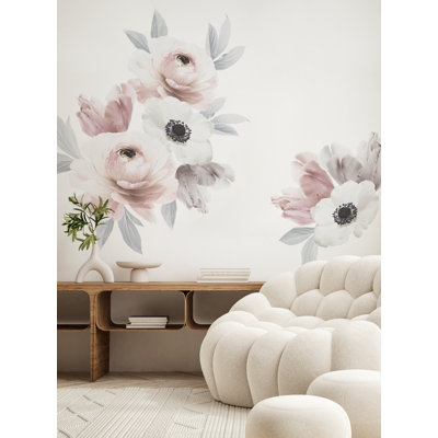 Adhésif décoratif floral