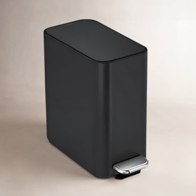 Simplehuman 5 Liter / 1.3 Gallon Slim Steel Step Trash Can