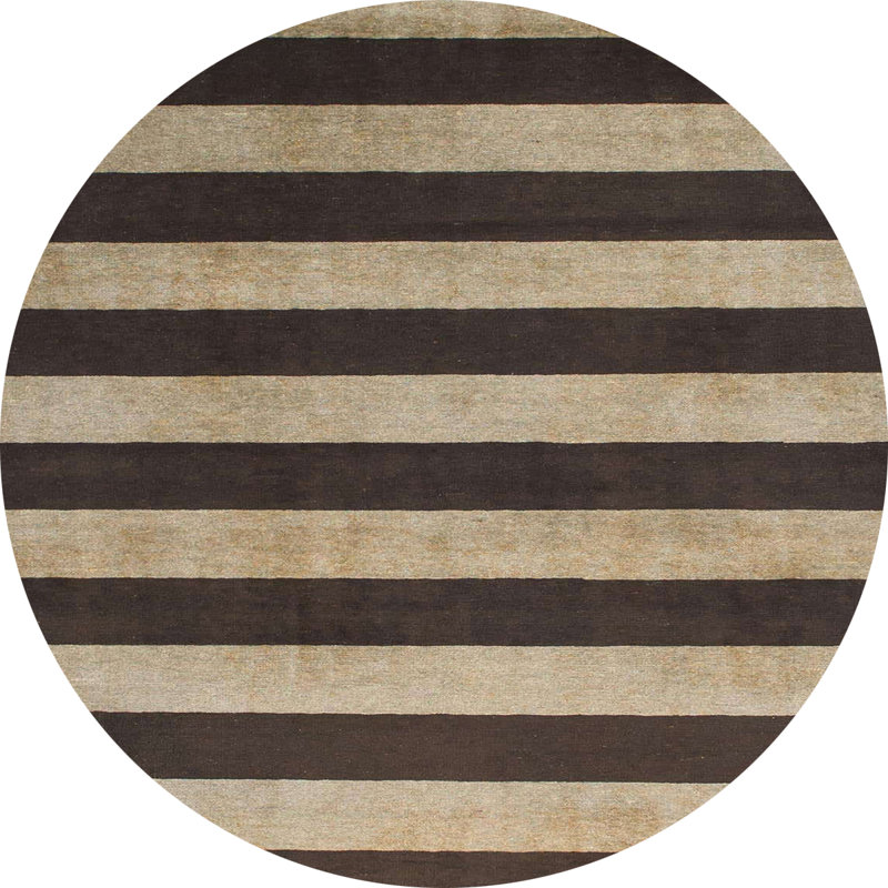 Abstract Indoor Rug, Round 8'