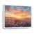 White Floater Framed
