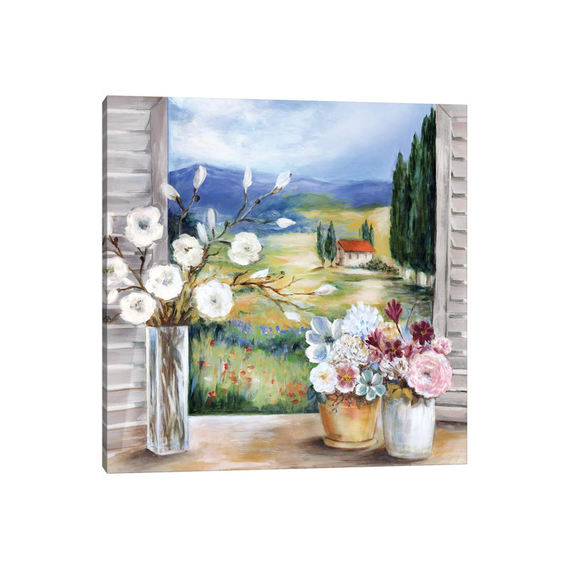 Afternoon In Tuscany By Marilyn Dunlap - Wrapped Canvas Graphic Art by Marilyn Dunlap - Wrapped Canvas Gallery-Wrapped Canvas Giclée