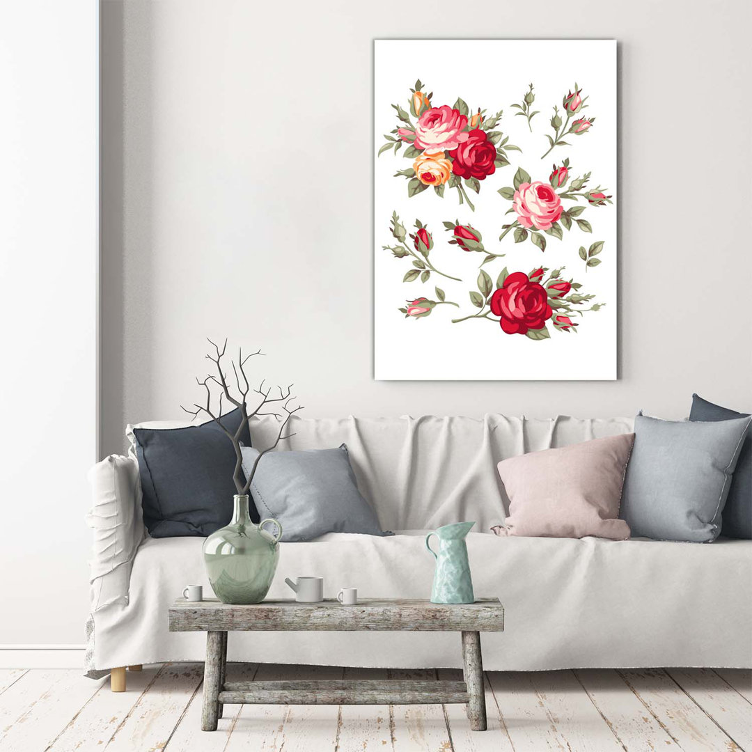 Wild Rose - Kunstdrucke auf Leinwand - Wrapped Canvas