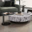 Table basse ronde moderne en marbre-110567721
