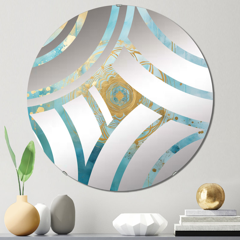 Miroir décoratif Divine Mandala, 31,4 po x 31,4 po
