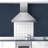 Hauslane Wall Mount Range Hood | Wall Chimney | 6” Duct/Ductless Convertible, Strong Suction, Six-layer Aluminum Filters, Changeable LED Lamps, Stove Kitchen Vent Hood-100742164-129546586