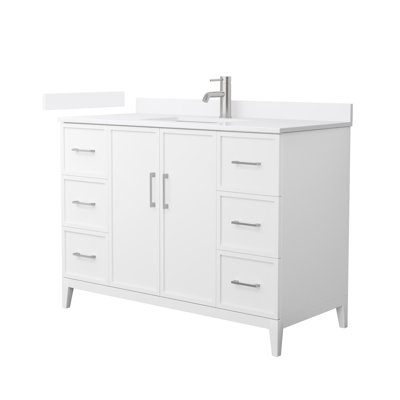 Elan 48'' Single Bathroom Vanity with Quartz Top