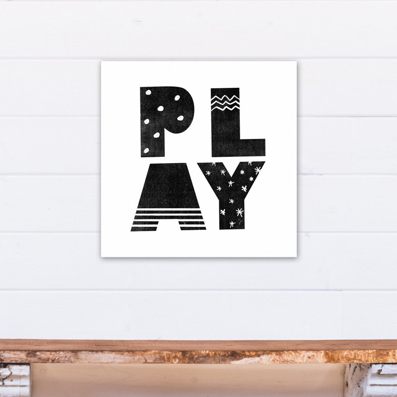 Mackin Play, art encadré, Toile tendue, H 20 po x l 20 po x P 1,25 po