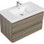 Meuble-lavabo flottant avec lavabo, solution de rangement mural pour salle de bain moderne, avec tiroirs à fermeture en douceur et comptoir de qualité supérieure-661317562-661317564