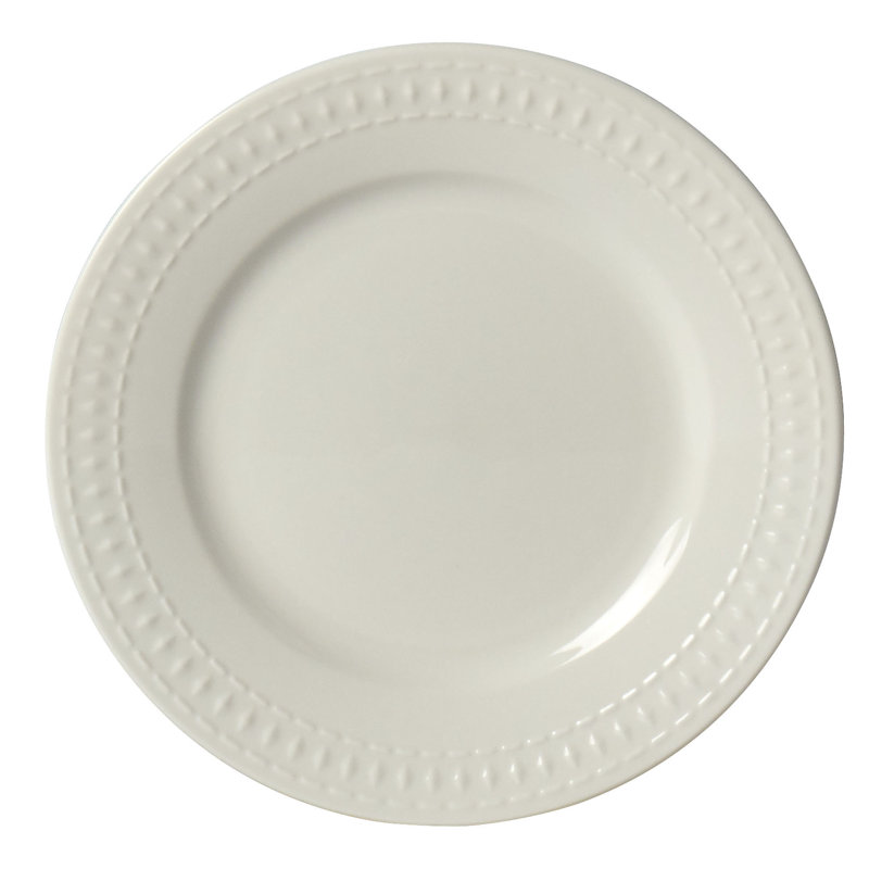 Bloom White Porcelain 12-Piece Dinnerware Set