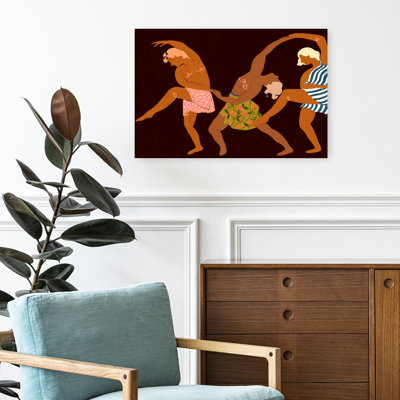 Art mural contemporain, figure de danse rythmique