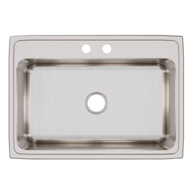 Lustertone 31" L x 22" W Drop-In Kitchen Sink