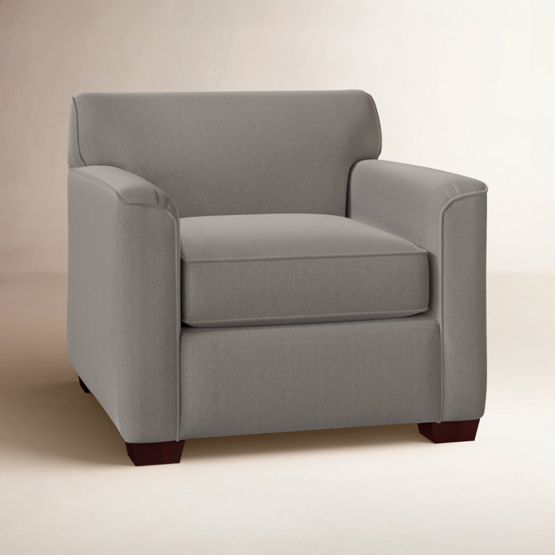 Fauteuil de 39 po de large Keaton, Peyton en sergé performance gris, Oui