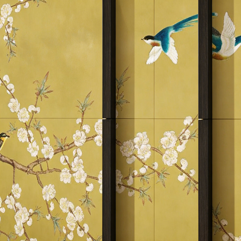 Nouveau buffet de style minimaliste rétro chinois