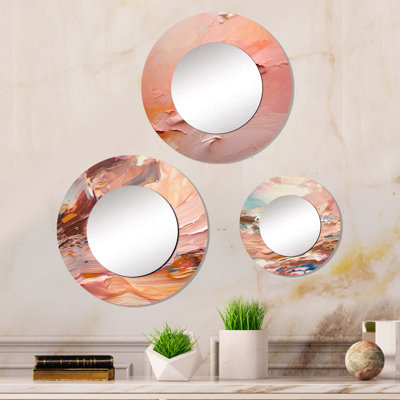 Ensemble de 3 miroirs en aluminium Elkington
