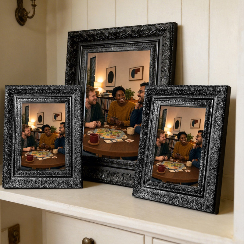 Cadre photo 3 PCS 8 po x 10 po noir raffiné pour tous les jours