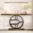 55" Entryway Table, 5-Tier Console Tables for Entryway, Industrial Narrow Sofa Tables with Storage for Living Room, Long Entry Hallway Couch Entrance Table with o-Shaped Metal Frame-815187552
