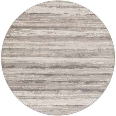 Behan Striped Medium Gray/Tan/Camel Rug