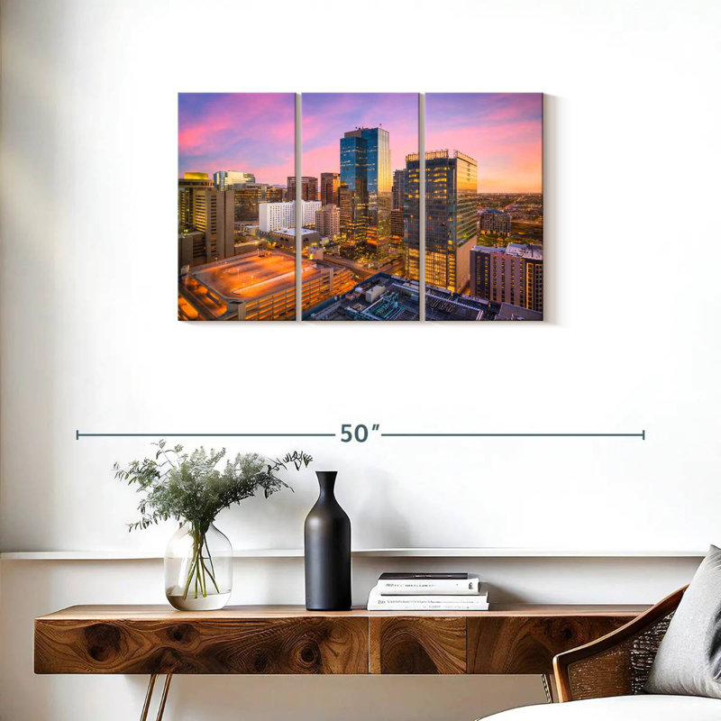 Nicci Phoenix Cityscape, 20" H x 33" W
