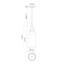Luminaire suspendu cylindrique simple à 1 lumière Soji-72164592-72164591