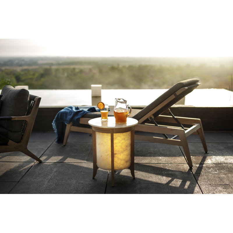 Bellevue Outdoor Teak Chaise Lounge