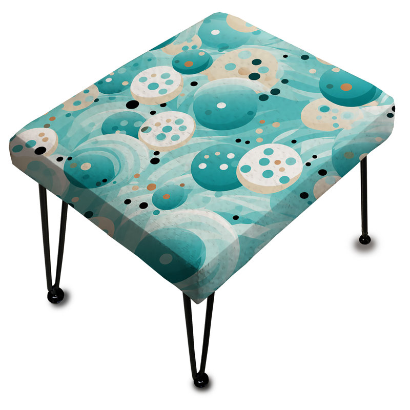 Dreams Polka Dots Pattern - Polka Dots Rectangle Ottoman