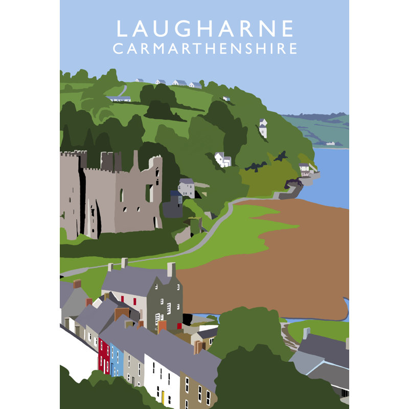 Laugharne 2 by Richard O'Neil - Print, No Frame, 40 cm H x 30 cm W x 1 cm D