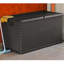 Brayden Studio Aili 120cm W 420L Polypropylene Lockable Deck Box in Anthracite