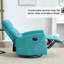 Fauteuil inclinable manuel avec chaise berçante et pivotante-1480647430