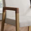 Fauteuil d'appoint rembourré Natural Lin