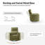 Fauteuil inclinable électrique berçant avec oreillers mobiles Anneisha (ensemble de 2)-1759829900