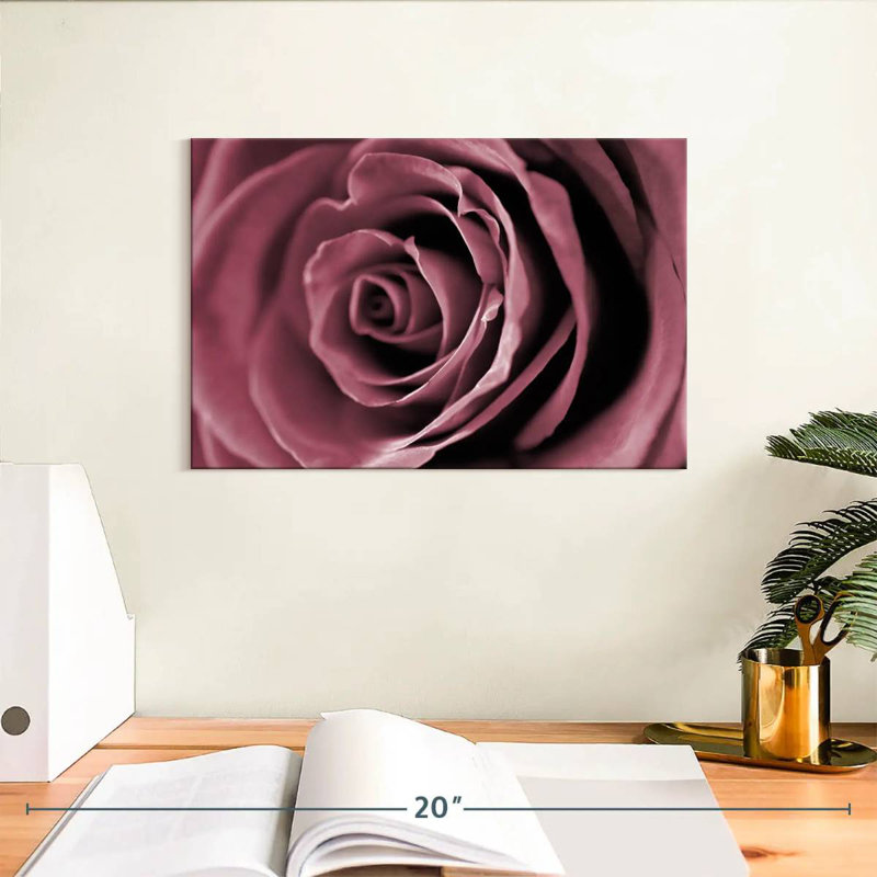 Harnek Dusty Pink Rose, 8" H x 12" W