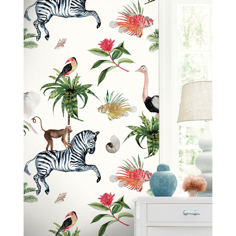 Papier peint non tissé Bungalow Rose