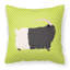 Coussin décoratif extérieur à damier de chèvre-23813437-48710523