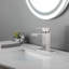 Robinet de lavabo de salle de bain à poignée simple en acier inoxydable-111170928