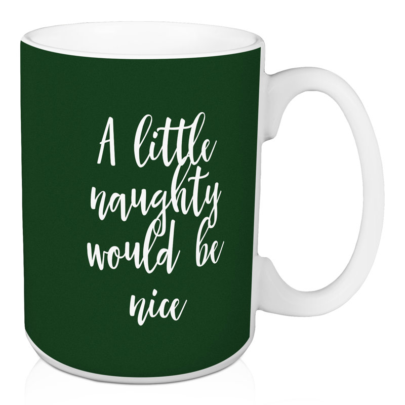 Hannigan Ceramic Coffee Mug, Dark Green