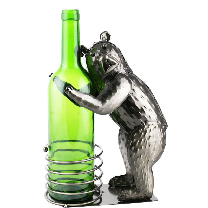 Kwan Tabletop Wine Bottle Rack in Silver