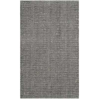 Alda Light Gray Hand-Woven Jute Rug
