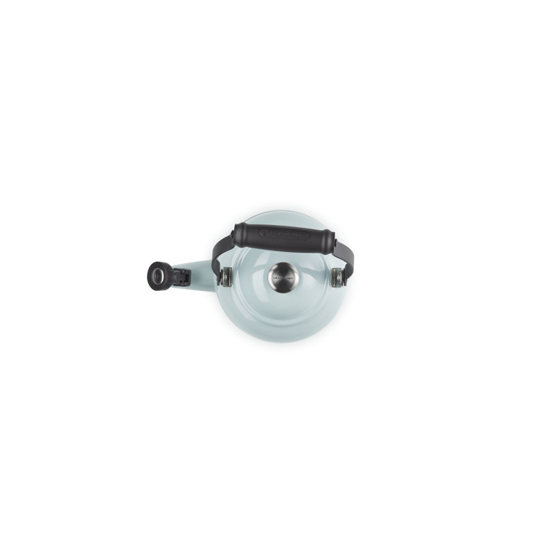 Demi 1.25 Qt. Enamel on Steel Tea Kettle, Sea Salt