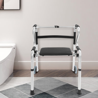 Fauteuil réglable réglable avec roulettes pliable